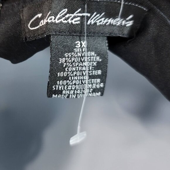 Candalite Womans Maxi Cocktail Dress Gold Black Plus 3X Scallop Mermaid Lace NWT - Picture 8 of 8